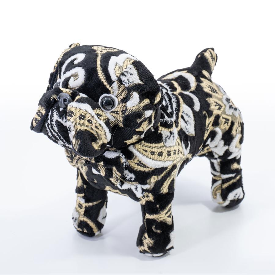 金華山 モンブランローズ 【ブルドッグ】ブラック ぬいぐるみ 300mm