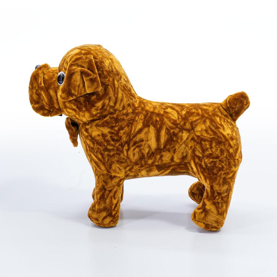 金華山 チンチラ 【ブルドッグ】ブラック ぬいぐるみ 300mm×380mm