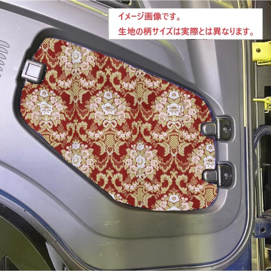 ★安全窓★ファイブスターギガ/０７/23フォワード 月見花見之図 安全窓カバー 花籠 いすゞ(2015GIGA／ファイブスターギガ／07