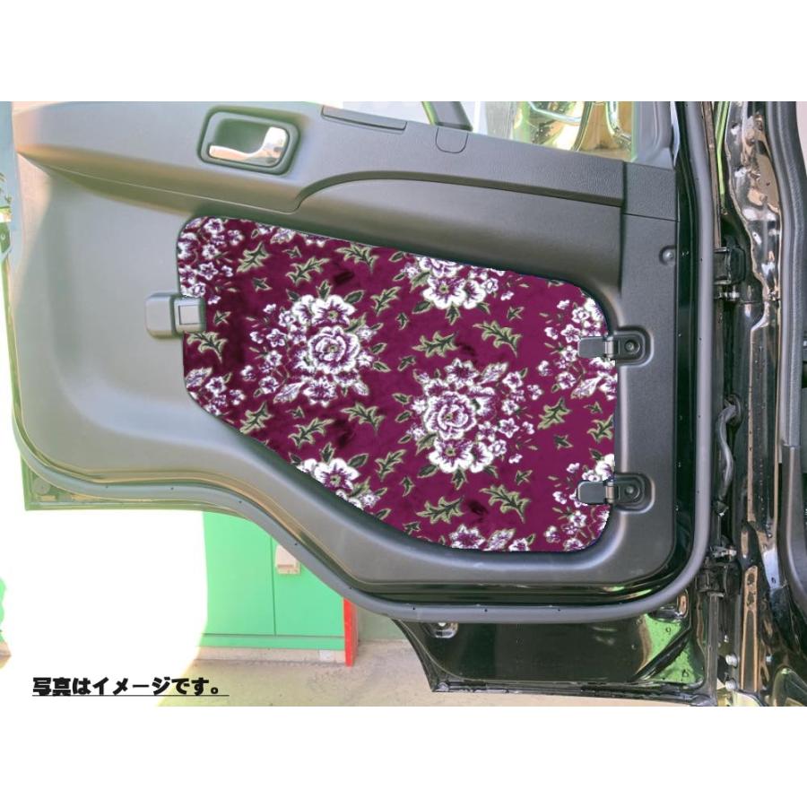 三菱フソウ✨ベストワンファイター✨安全窓✨紫ブーゲン黒✨アンドン✨国産 安全窓カバー マドンナ ふそう NEWファイター/ベストワンファイター