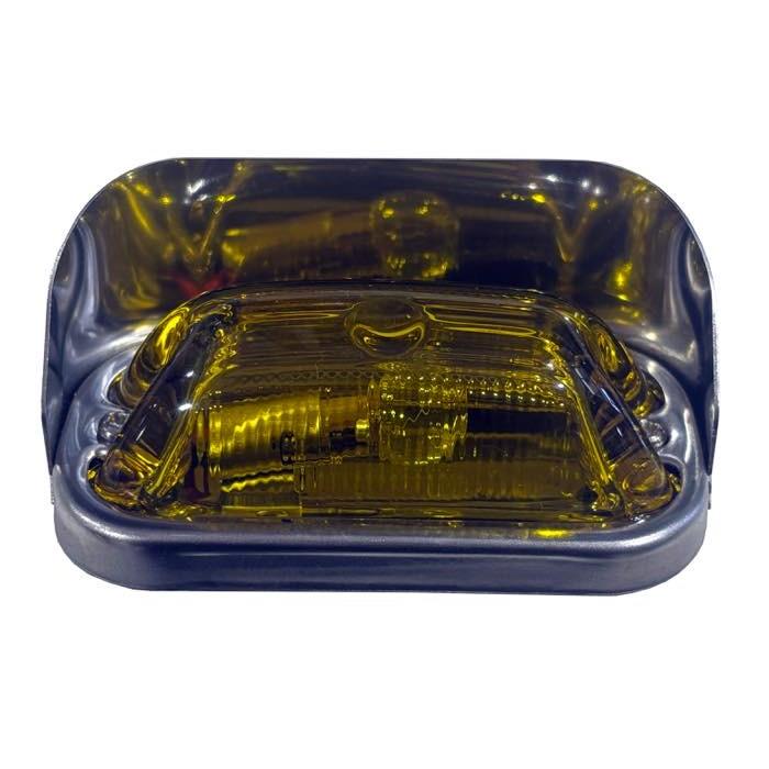 ステンレス バイザー付 角マーカー枠 鏡面 ウロコ AS 角マーカー用