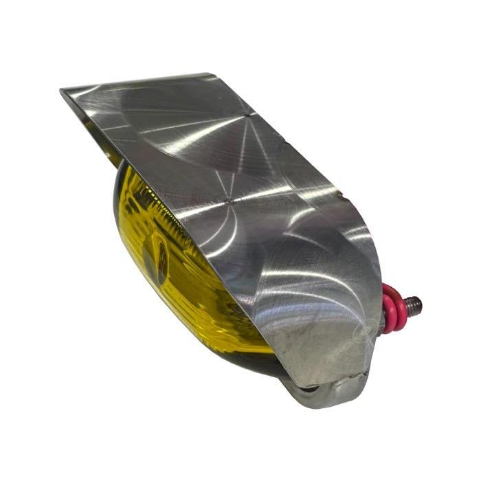 ステンレス バイザー付 角マーカー枠 鏡面 ウロコ AS 角マーカー用