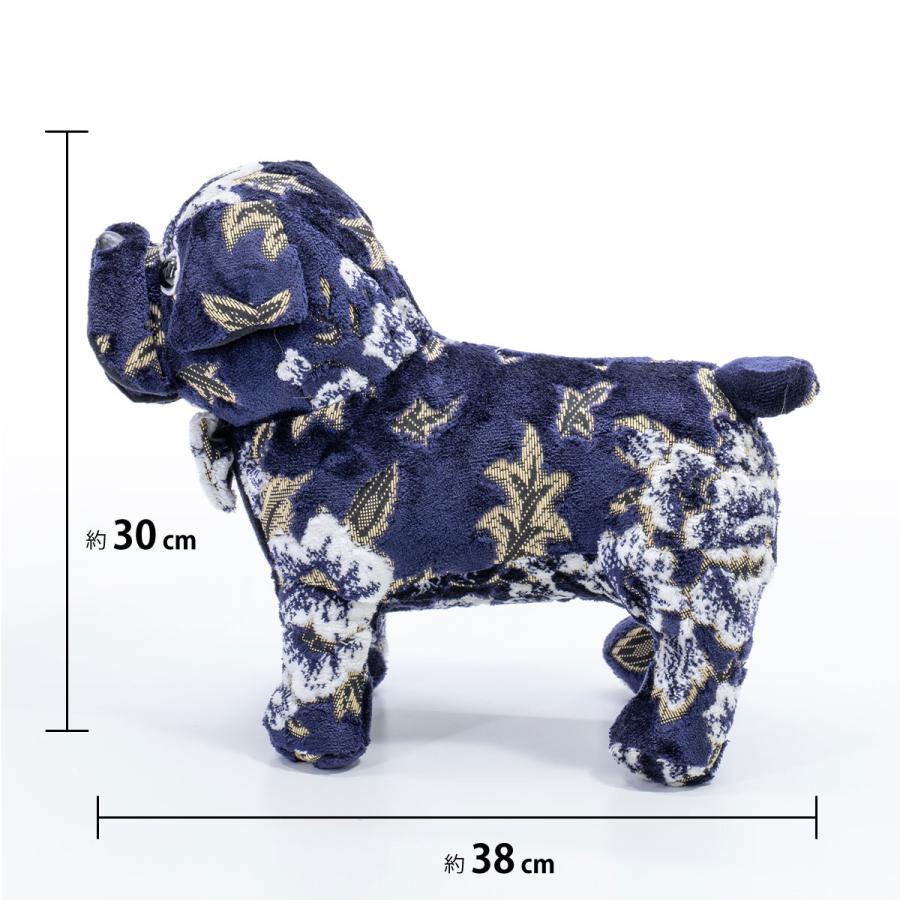 マドンナ 金華山 サングラス付きブルドッグ　ぬいぐるみ　犬　ブルドッグ　昭和レトロ AVANTI 【ブルドッグ】ホワイト 300mm×380mm ぬいぐるみ ぬいぐるみ