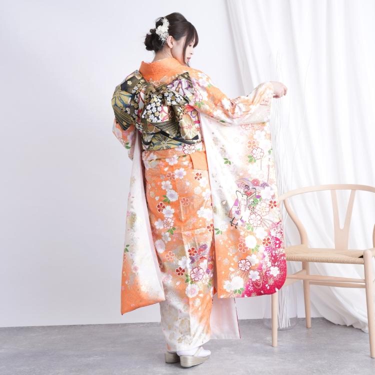 振袖 レンタル 成人式 21点セット レトロ 成人式セット 御所車