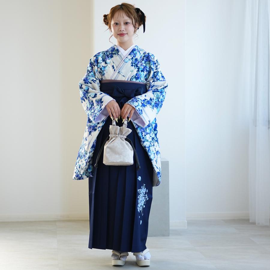 2尺袖 ブランド ポリエステル着物 JILLSTUART 袴用 新品未使用品 袴 レンタル 卒業式 2尺袖着物 17点セット JILL STUART ジル