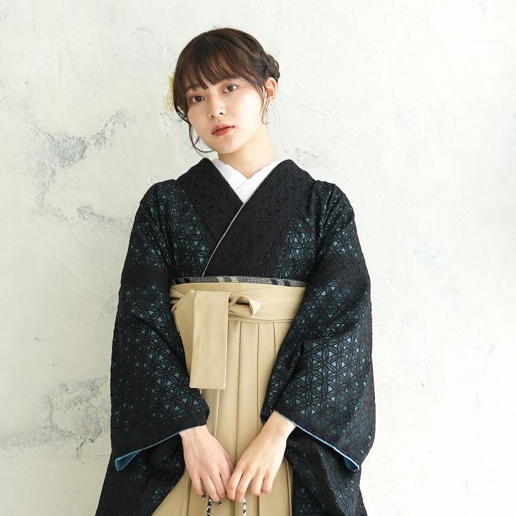 袴 レンタル 卒業式 2尺袖着物 袴 17点セット 華やか 可愛い系 袴