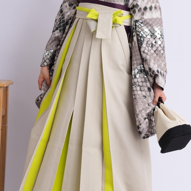 袴 レンタル 卒業式 袴 2尺袖着物 袴 17点セット モダンアンテナ 古典柄 レトロ 袴セット 卒業式 パイソン グレー系 袴 卒業式 草履 足袋