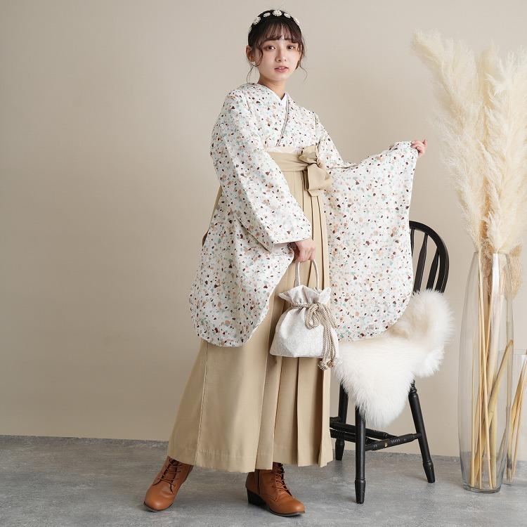 utatane 袴 レンタル 卒業式 袴 2尺袖着物 袴 17点セット レトロモダン