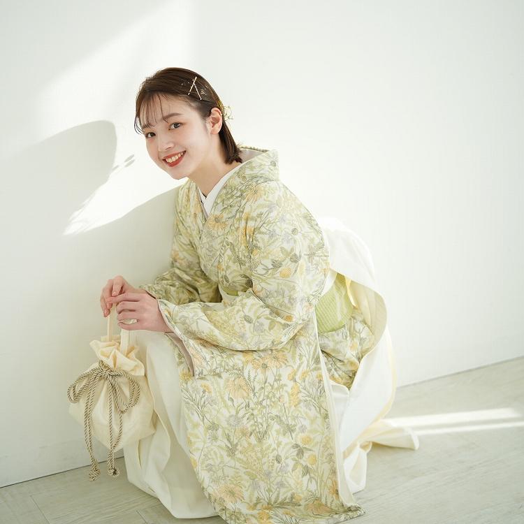 袴 レンタル 卒業式 袴 2尺袖着物 袴 17点セット utatane レトロモダン 