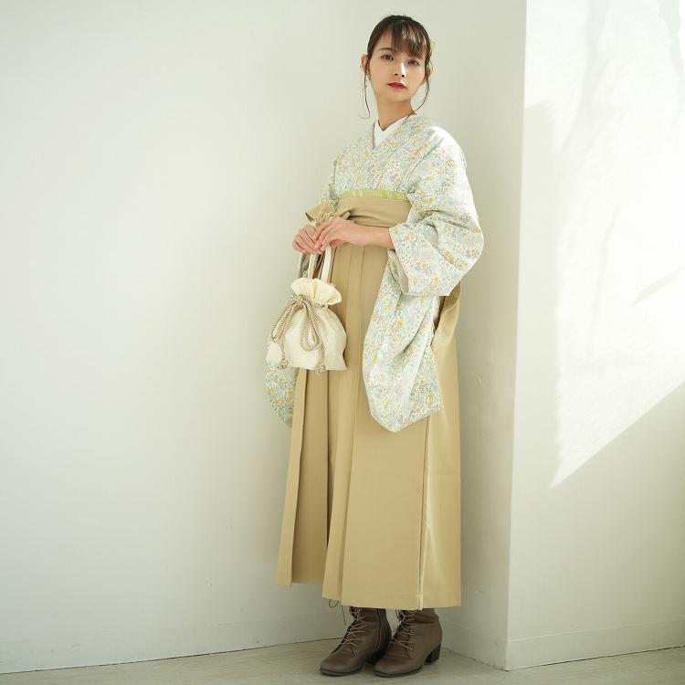 新作人気 レディース 袴セット 白系 花 卒業式 袴セット 系 レトロモダン Utatane 17点セット 袴 2尺袖着物 レンタル 代 10 卒業式 レディースファッション Fondacio Asia Org