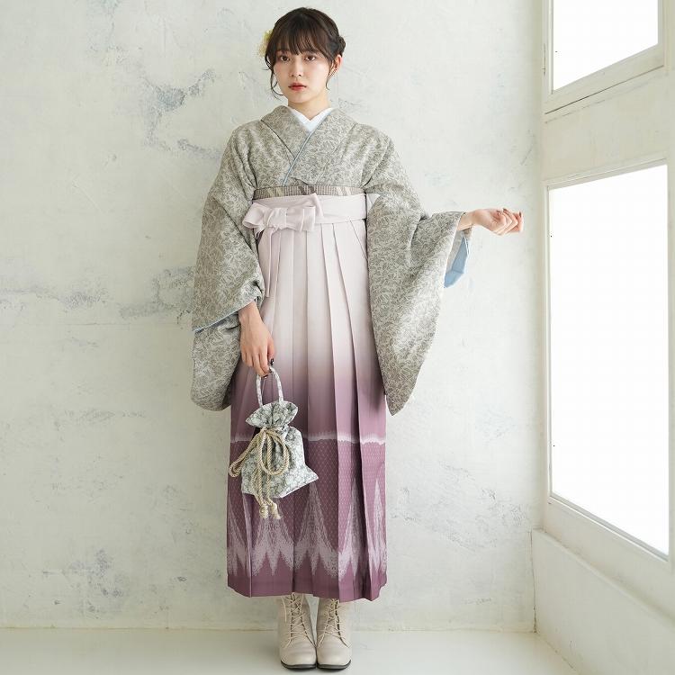 袴 レンタル 卒業式 袴 2尺袖着物 袴 17点セット ニコアンティーク レトロ