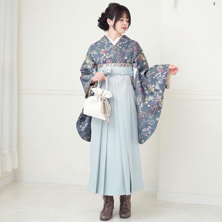 utatane 袴 レンタル 卒業式 2尺袖着物 袴 17点セット レトロモダン 系