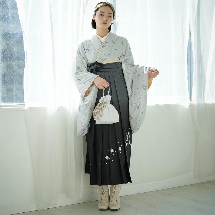 utatane 袴 レンタル 卒業式 袴 2尺袖着物 袴 17点セット レトロモダン