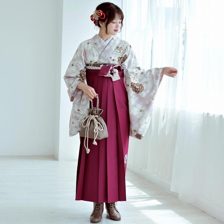 袴 レンタル 卒業式 2尺袖着物 17点セット 玉城ティナ×紅一点 レトロ
