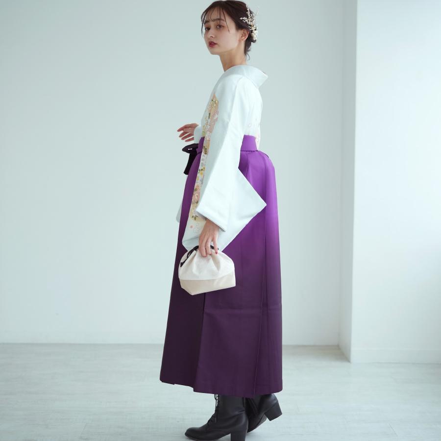 袴 レンタル 先生 訪問着 袴 18点セット 古典柄 レトロ 袴セット 卒業式 卒園式 小学校 中学校 高校 教員 きれいめ シンプル 桜 水色系_2