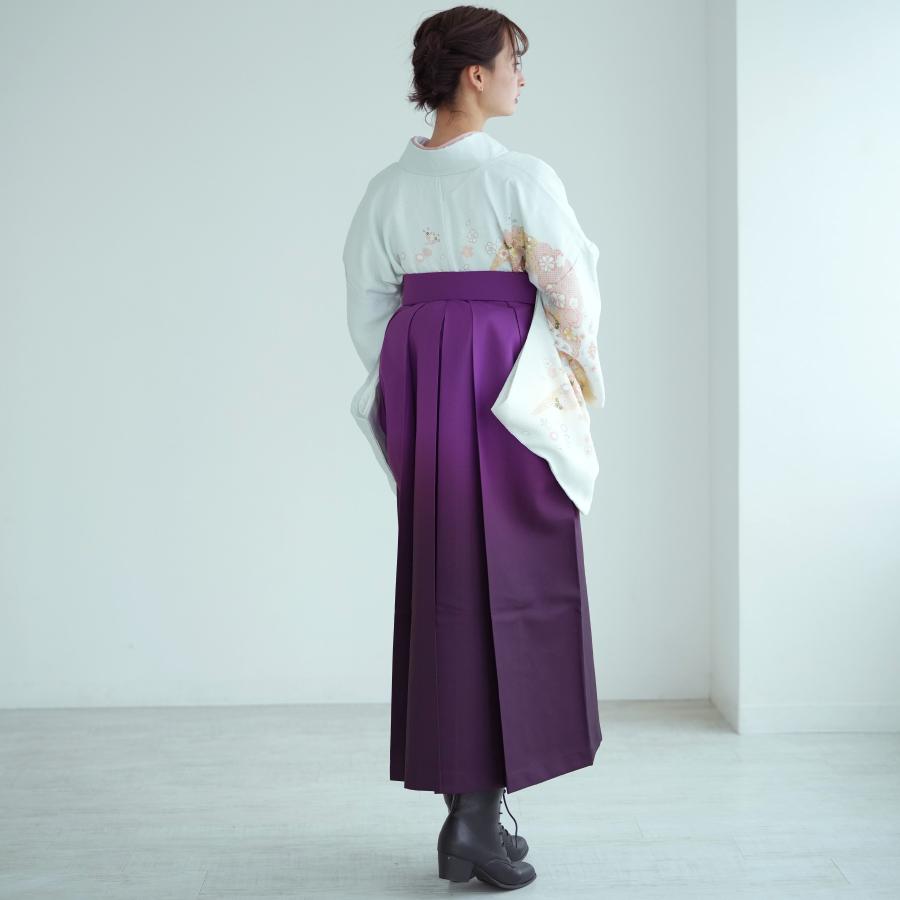 袴 レンタル 先生 訪問着 袴 18点セット 古典柄 レトロ 袴セット 卒業式 卒園式 小学校 中学校 高校 教員 きれいめ シンプル 桜 水色系_3