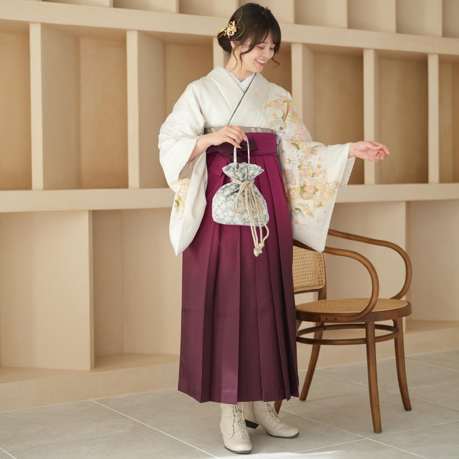 袴 レンタル 先生 訪問着 18点セット 古典柄 レトロ 袴セット 卒業式