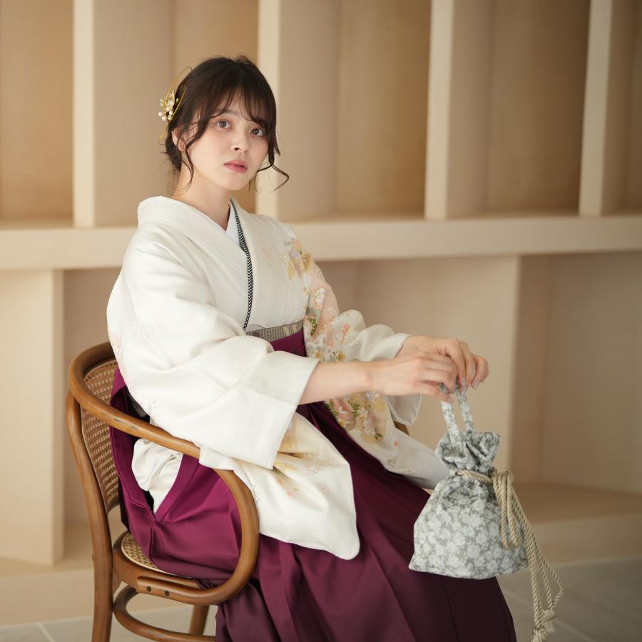 袴 レンタル 先生 訪問着 18点セット 古典柄 レトロ 袴セット 卒業式