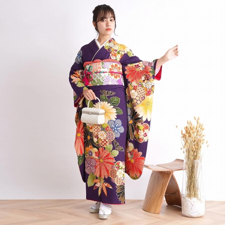 レンタル 振袖 成人式 セット 結婚式 レトロ 大正浪漫 振袖点セット 正絹 アンティーク 絵羽 紫 帯が変更になる場合がございます 小物はおまかせコーデ 13 14 17 090 浴衣通販 Utatane 通販 Yahoo ショッピング