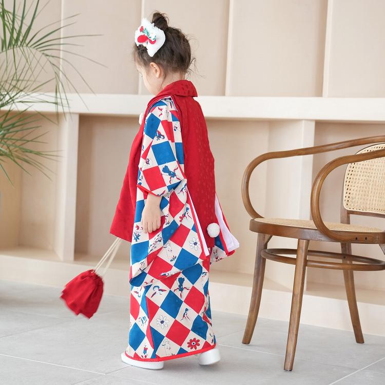 レンタル 七五三 3歳 セット モダンアンテナ 古典柄 レトロ レンタル 七五三 3歳 セット モダンアンテナ 古典柄 レトロ