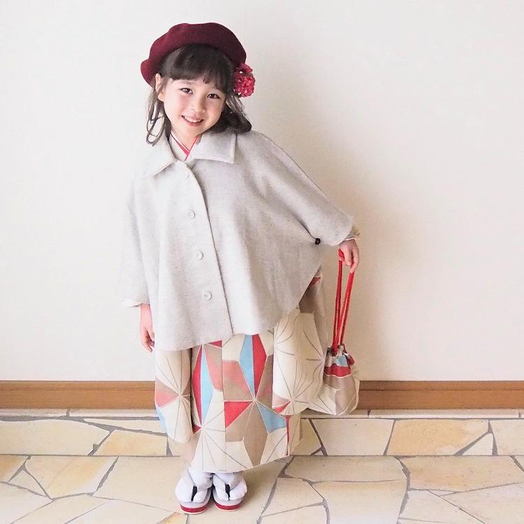 高知インター店 レンタル ひよこ商店 七五三 三歳用ケープ 着物9点セット レトロ 大正浪漫 着物 ポンチョ ベレー帽 ピンク アイボリー 三歳 三才 3才 3歳 753 代引き不可 浴衣通販 Utatane 通販 Yahoo ショッピング オープニング大放出セール Www