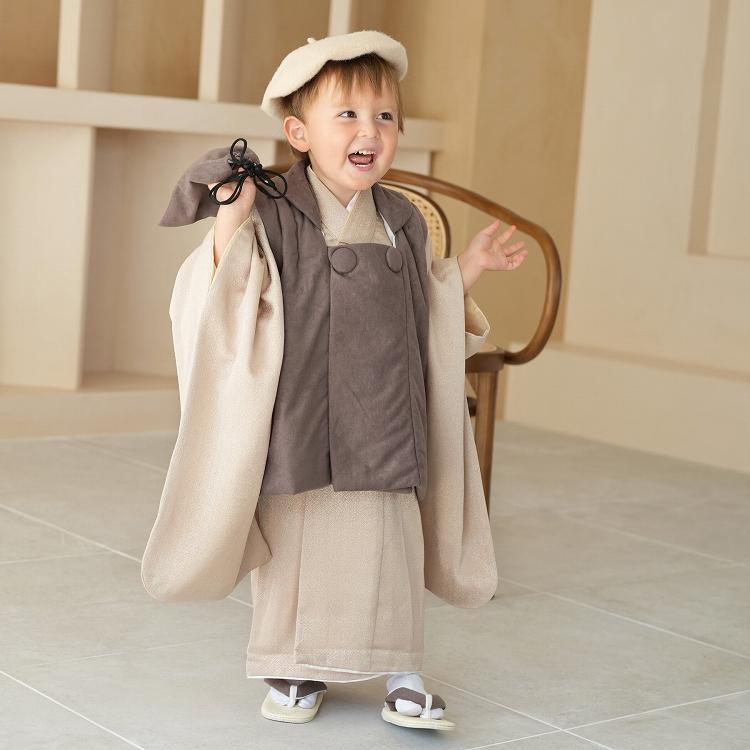 レンタル 七五三 3歳 男の子 七五三セット かぷり レトロ 七宝