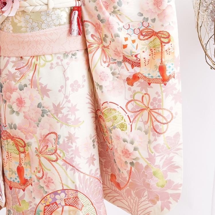 七五三 着物セット 花柄 utatane 七五三 着物セット 花柄 utatane