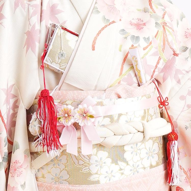 七五三 着物セット 花柄 utatane 七五三 着物セット 花柄 utatane