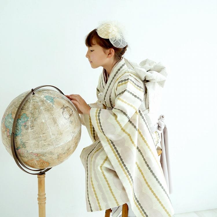 レンタル 七五三 着物 7歳 セット ひよこ商店 古典柄 レトロ