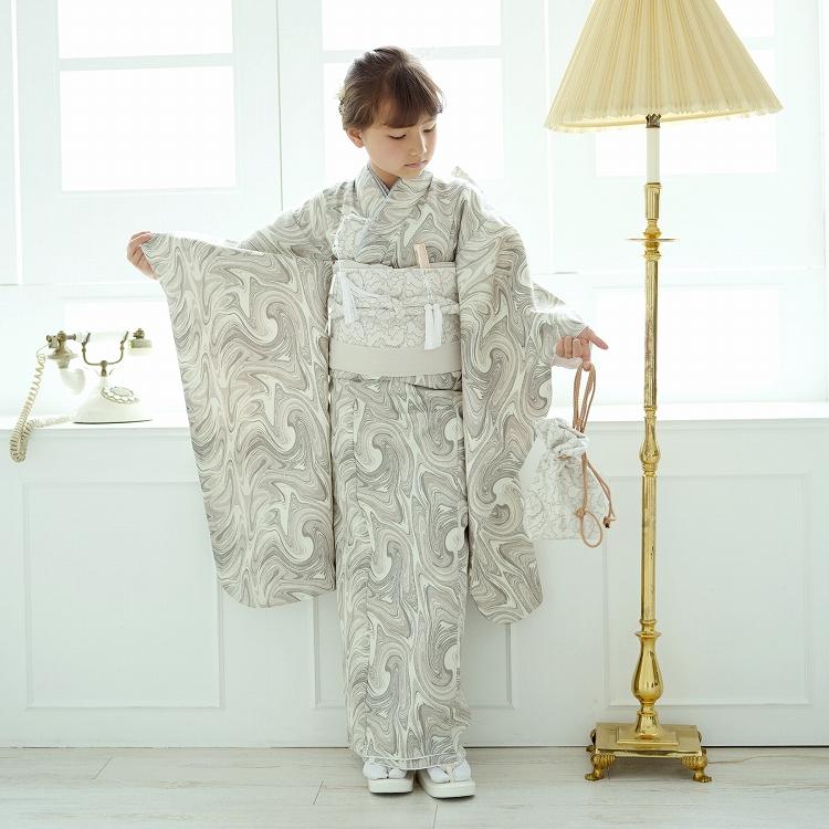 レンタル 七五三 着物 7歳 セット ひよこ商店 古典柄 レトロ