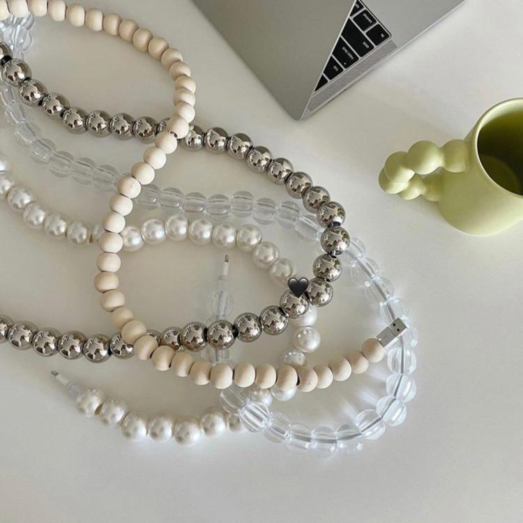 充電ケーブル スマホグッズ ビーズ ケーブルカバー コードジュエリー 充電コードカバー 配線カバー 韓国っぽ ライトニングケーブル おしゃれ インテリア Iphone 浴衣通販 Utatane 通販 Yahoo ショッピング