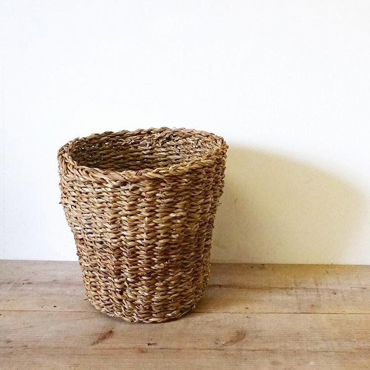 バスケット 収納 編み タイパ カゴ かご 茶色 系 丸 縦長 ナチュラル 見せる収納 ゴミ箱 小物入れ 雑貨 北欧 インテリア おしゃれ 浴衣通販 Utatane 通販 Yahoo ショッピング