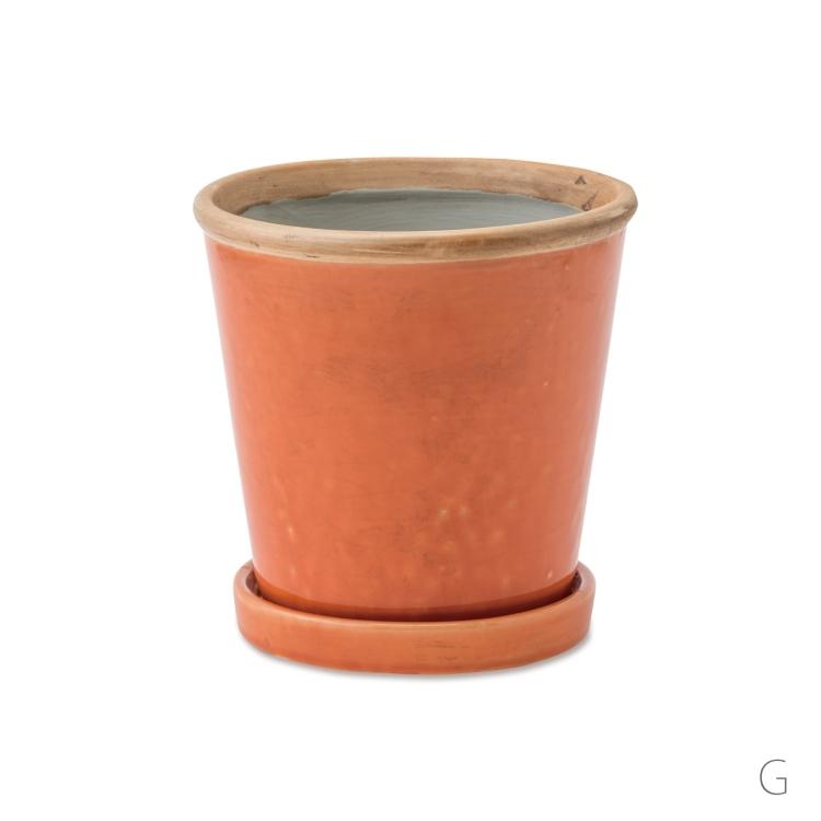 グロッシーポット 直径16cm 植木鉢 ガーデニング グリーン プランター セラミック クラック ひび ひび割れ模様 貫入 底穴あり 浴衣通販 Utatane 通販 Yahoo ショッピング