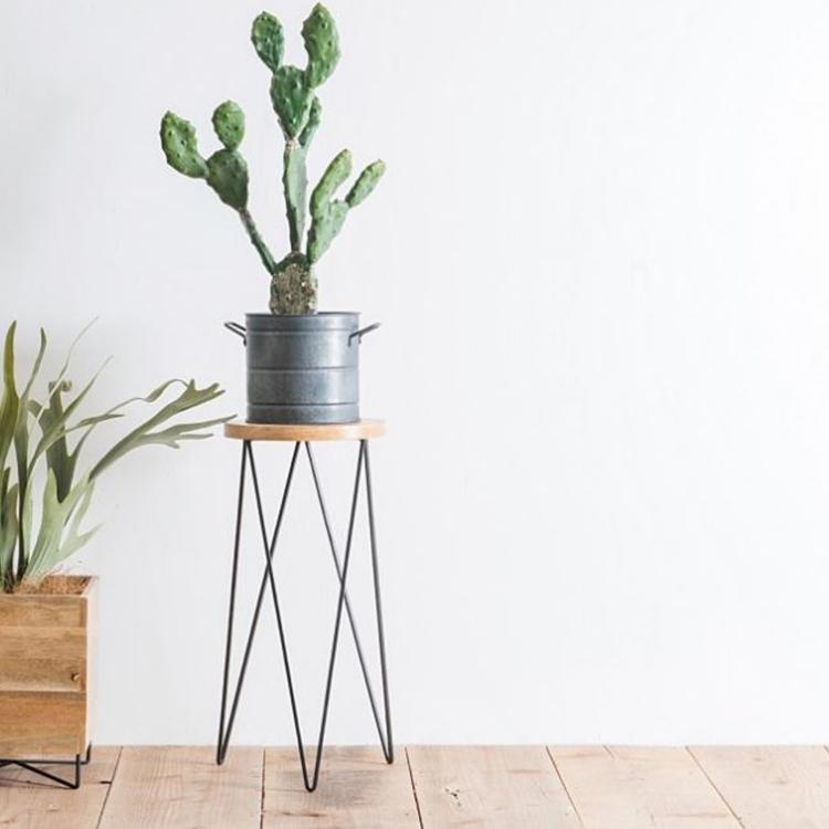 植木鉢 スタンド 木製 サークルスタンド ウッド 丸型 円形 ラウンド 花