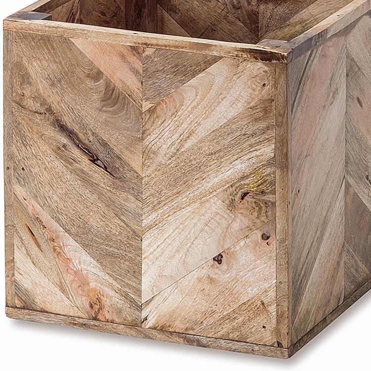 鉢カバー おしゃれ 8号 ヘリンボーンポットカバー 大型 植木鉢 8号鉢