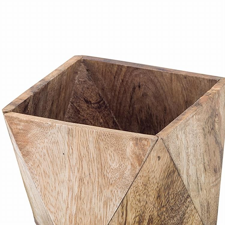 鉢カバー おしゃれ 3号 ポリゴンポットカバー S 植木鉢 3号鉢推奨