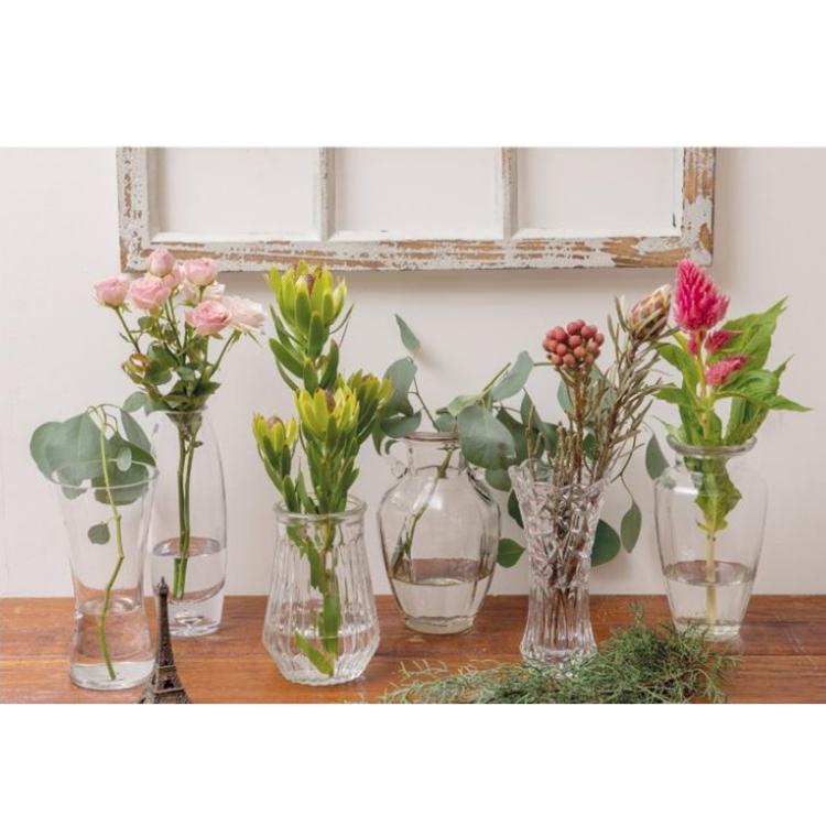 花瓶 おしゃれ ガラス フラワーベース ガラスボトル 一輪挿し