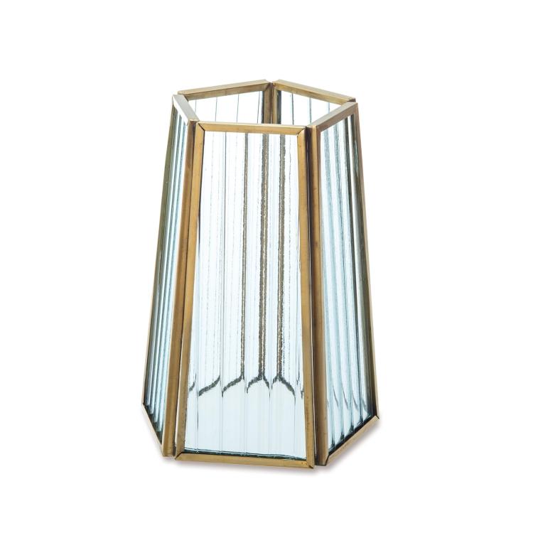 フレーム型フラワーベース 楽天市場】花瓶 フラワーベース フレーム ソリッド ガラス 真鍮