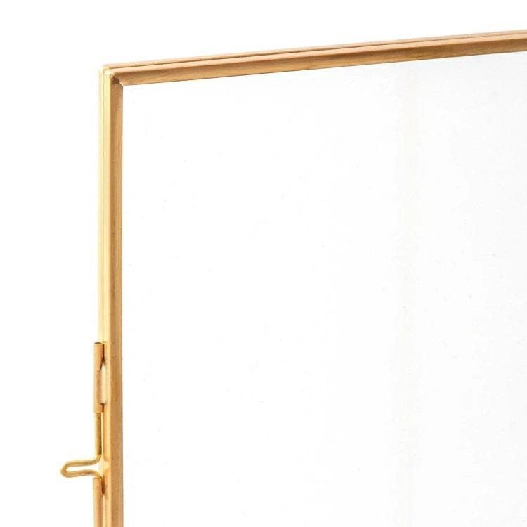 ガラスフレーム ポストカードスタンドダブル インテリア 開閉