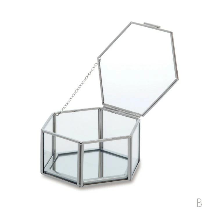 オルゴール 積水ハウス ジュエリーボックス(小物入れ)フォトスタンド ミラー 鏡 フレームガラス ミラーボックス 四角 M ジュエリーボックス