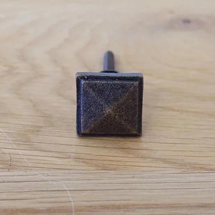 雑貨 ノブ 取っ手 つまみ 持ち手 引き出し 3個セット 四角 スクエア