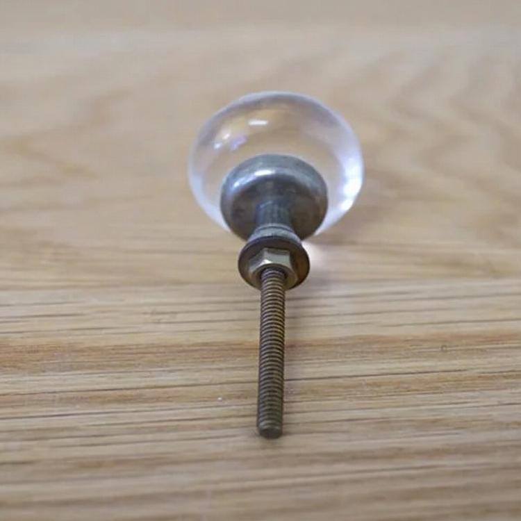 雑貨 ガラス ノブ 取っ手 つまみ 持ち手 引き出し 丸 直径約3cm