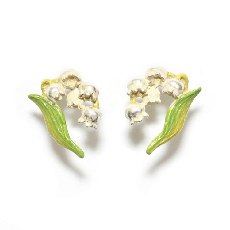 ピアス レディース アクセサリー パルナートポック レトロ すずらん