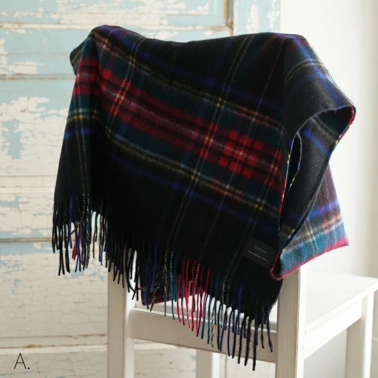 カシミヤ100 チェック 大判ストール カシミア カシミヤ ストール レディース ギフト プレゼント クリスマス カシミヤストール 誕生日 Utatane 浴衣通販 Utatane 通販 Yahoo ショッピング