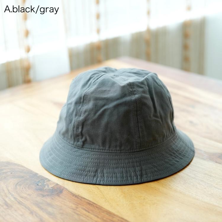 バケットハット レディース 帽子 5cmつば シンプル コットン