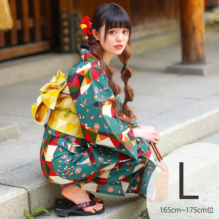 utatane浴衣 5点セット ( 浴衣 帯締め 帯 下駄 巾着 バッグ ) 【公式通販】