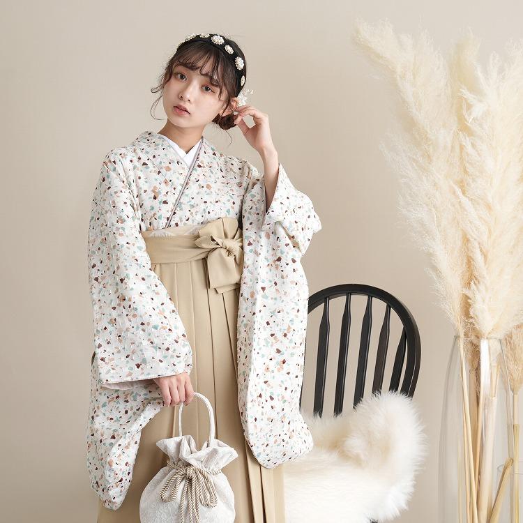 袴 卒業式 購入 2尺袖着物 着物と袴の2点セット utatane レトロ 袴 
