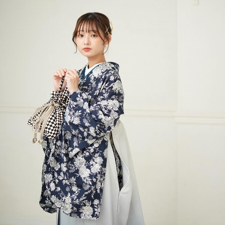 袴 卒業式 購入 2尺袖着物 袴 2点セット ニコアンティーク レトロ 袴