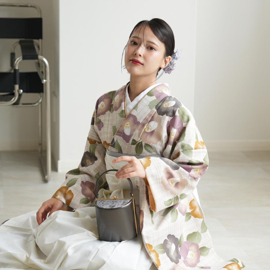 袴 卒業式 購入 2尺袖着物+袴の2点セット utatane 古典柄 レトロ