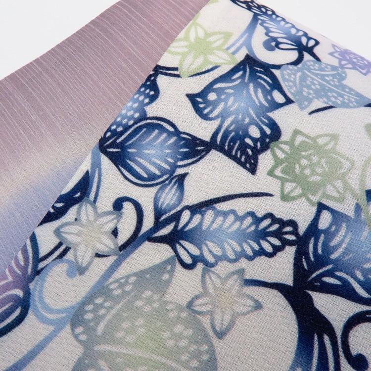 帯 小袋帯 正絹 半幅帯 日本製 リバーシブル 着物 浴衣 グラデーション 